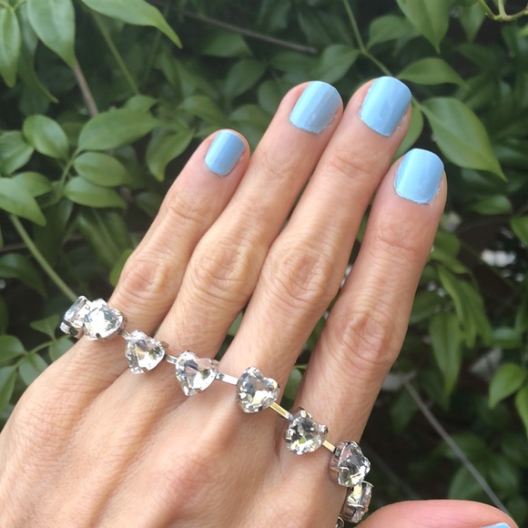 Crystal Heart Tennis Bracelet - Picture 5 of 5